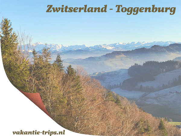 Zwitserland berglandschap de Toggenburg centraal in het land